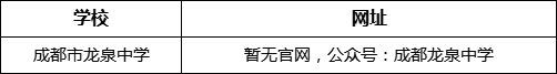成都市龍泉中學(xué)網(wǎng)址是什么？