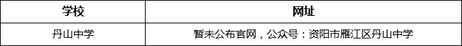 資陽市丹山中學(xué)網(wǎng)址是什么？