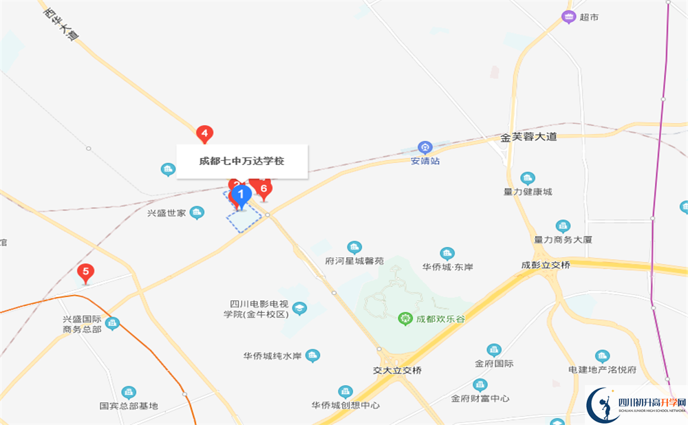 成都七中萬達(dá)校區(qū)地址在哪里？