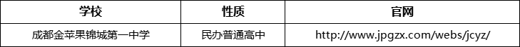 成都市成都金蘋(píng)果錦城第一中學(xué)官網(wǎng)、網(wǎng)址、官方網(wǎng)站