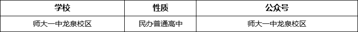 成都市師大一中龍泉校區(qū)官網(wǎng)、網(wǎng)址、官方網(wǎng)站